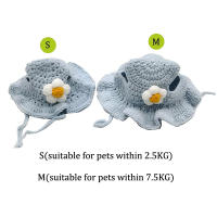 Gorro De Perro Y Gato Hecho a Mano Ajustable Gorro Tejido Para Cabeza De Perro Bebé Accesorio De Fiesta Y Fotografía - details 0