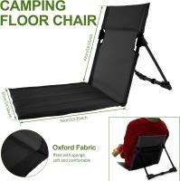 Silla plegable para acampar, senderismo, con respaldo, cómoda, ligera, para playa - details 2