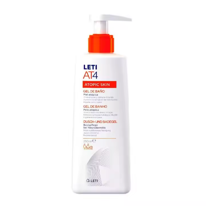Leti at4 gel de baño piel atópica 250ml - 1