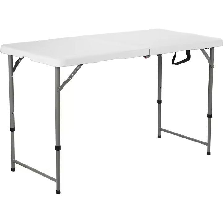 MESA PLEGABLE 122x61 y ALTURA REGULABLE a 49cm, 61cm y 74cm - 1