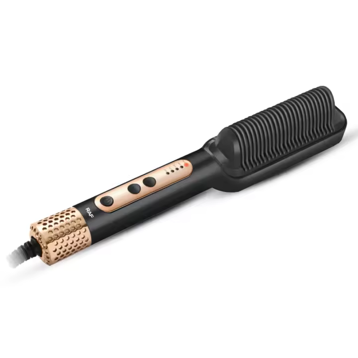 Enderezadora del pelo, peine de La ión negativo, ningún daño del pelo, pelo liso, pelo rizado, rizador eléctrico de doble propósito, enderezadora del pelo - 1