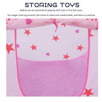 Carpa Para Niños Casa De Juegos Interior Y Exterior Plegable Decorada Juguetes Regalo De Navidad Para Niñas Edad Recomendada 0-3 Años Material De Tela Origen China - details 1