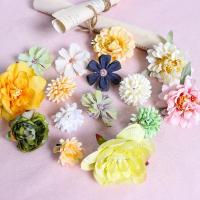 Flores Artificiales De Seda Rosa Mezcladas Para Decoración De Hogar Bodas DIY Accesorios De Flores Falsas Para Regalos - details 4