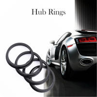 Anillos Centrales Para Ruedas De Coche 4pcs Ajuste De Bore Plástico Negro 73.1-57.1 66.6-57.1 73.1-60.1 73.1-66.6 67.1-60.1 73.1-56.1 73.1-54.1 - details 0