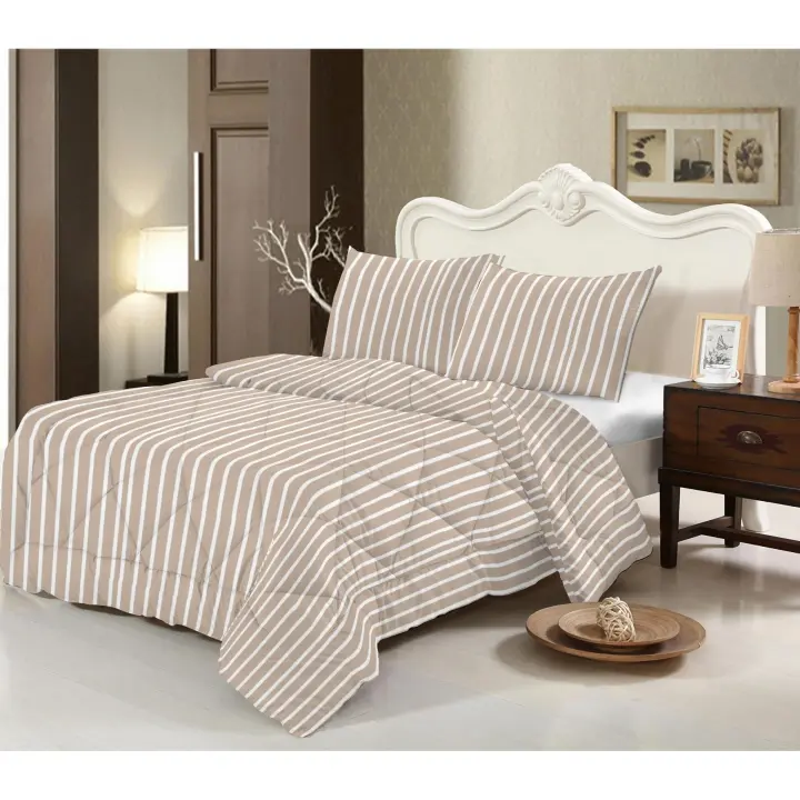 NOVOTEXTIL Colcha Edredón Estampado Reversible Cama de 90  a 150 cm Modelo Entretiempo Primavera/Otoño Relleno de 250gr/m² con Fibra Hueca Siliconada Tacto Pluma Suave Cálida Cubrecamas Ligero No Inclue Fundas de Cojín Ideal Dormitorio Fácil - 1