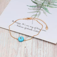 Pulsera De Encanto Ojo Turco Azul Con Cadena De Cobre Ajustable Para Mujeres Y Niñas Joyería De Moda Con Cierre De Lobulo BE73 - details 8