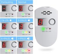 Detector de gas Natural digital Alarma de gas para el hogar Detector de fugas de gas Detección de fugas de Carbón natural GLP LNL de Alta sensibilidad Monitor de Alarma para el hogar/La Cocina - details 2