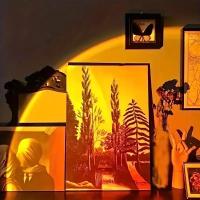 Lámpara De USB Luz De Atardecer Ambiente Nocturno Para Decoración De Habitación Y Fotografía Selfie Luz De Escena Para Teléfono Móvil Regalo - details 4