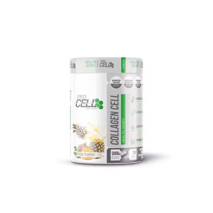Colágeno Marino Hidrolizado 300 gr Procell Sport- Protección Articular - Antiinflamatorios Naturales - Salud para Músculos y Huesos - Sabor Tropical - 1