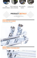 Llave De 6 En 1 Tipo L Hexagonal Para Tubos Y Piercing De 6 a 19 Mm Herramienta De Reparación De Neumáticos De Acero Carbono - details 1