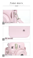 Estuche Protector De Cuero PU Para Cámara Instax Mini 12 De Fujifilm Con Correa De Hombro Bolsa De Viaje Para Cámara Instantánea - details 1