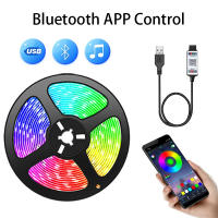 Tira De Luces LED RGB SMD 5050 Bluetooth Control Inteligente De Navidad Diode Ribbon Flexible Decoración De Habitación Con APP - details 12