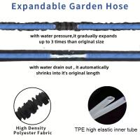 Manguera Mágica Expansible Para Jardín Herramientas De Riego Y Limpieza a Alta Presión Conector Universal Tres En Uno - details 0