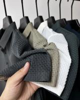 Camiseta De Polo Corta Para Hombre Verano Motocicleta Seda Helada Transpirable Moda Negocios Marca Ropa Sin Capucha Material Poliéster Y Algodón - details 5