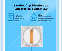 Robot Limpiador de Ventanas Liectroux YW710, Doble Rociador de Agua, Succión de 2500Pa, Bajo Ruido, Rueda Guía de 360°, Control Remoto y por Aplicación, Color Blanco - details 20