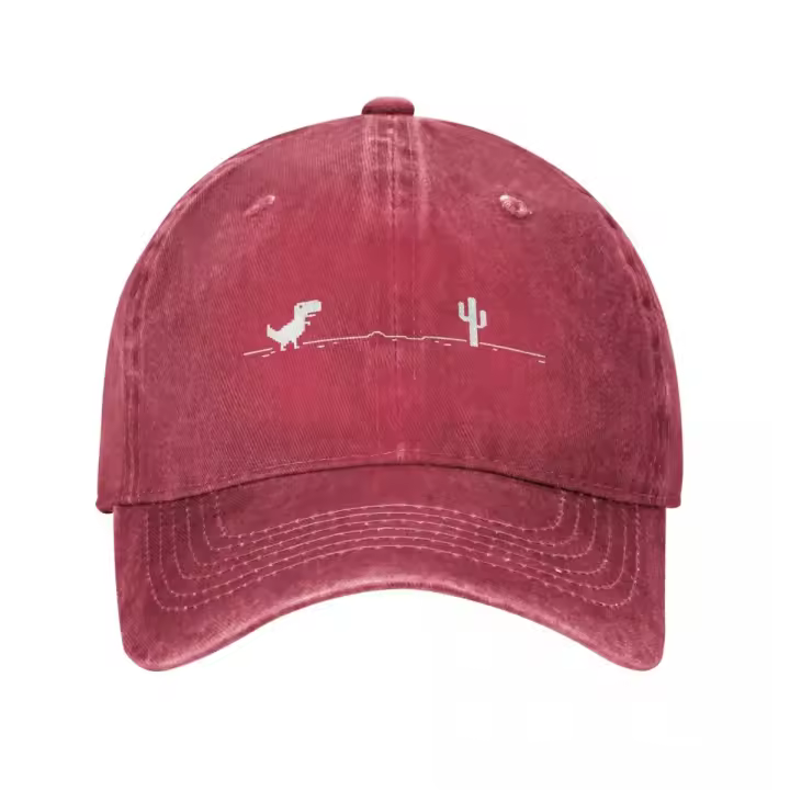 Gorro De Béisbol Unisex Dinosaurio Jurásico Gráfico Sin Internet Protección Solar Estilo Casual Ajustable Para Exterior Verano - 1