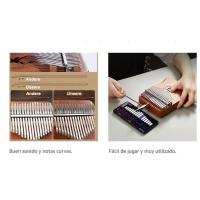 Kalimba Piano de Cega Pulgar Marimba 17 Teclas - details 1
