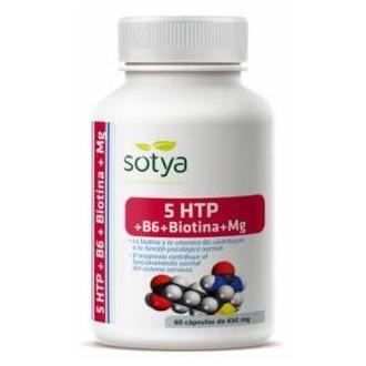 Suplemento Sotya 5Htp+B6+Biotina+Mg 650Mg - 60 Cápsulas