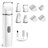 Cortapelos de perro para amoladora de uñas, recortadora eléctrica inalámbrica 4 en 1, bajo ruido, recargable por USB, cortapelos para mascotas - details 0