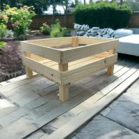Caja de Madera Maciza de Pino MINOKUA - Jardinera Huerto Ecológico 40x32x20cm - Fabricada en Europa - details 5