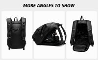 Mochila De Motociclista Para Hombres Impermeable Con Bandas Reflectantes Bolsa De Viaje Expansible Para Senderismo Y Actividades Al Aire Libre - details 2