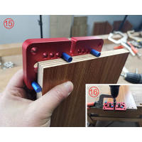 Juego De Herramientas De Carpintería Doweling Jig Guía De Perforación Vertical Localizador De Agujeros Herramienta De Punched Para Joinería De Madera - details 8