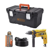 ORION91 Set Hogar Bricolaje 59 Piezas y Caja Herramientas 23” Profesional **Alta Calidad** - Tactix - details 0