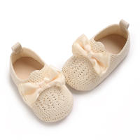 Zapatos De Caminar Para Bebés Niñas Primavera Verano Con Lazo Suaves De Algodón Resistente a Golpes Cierre SLIP-ON Transpirables Talla True - details 15