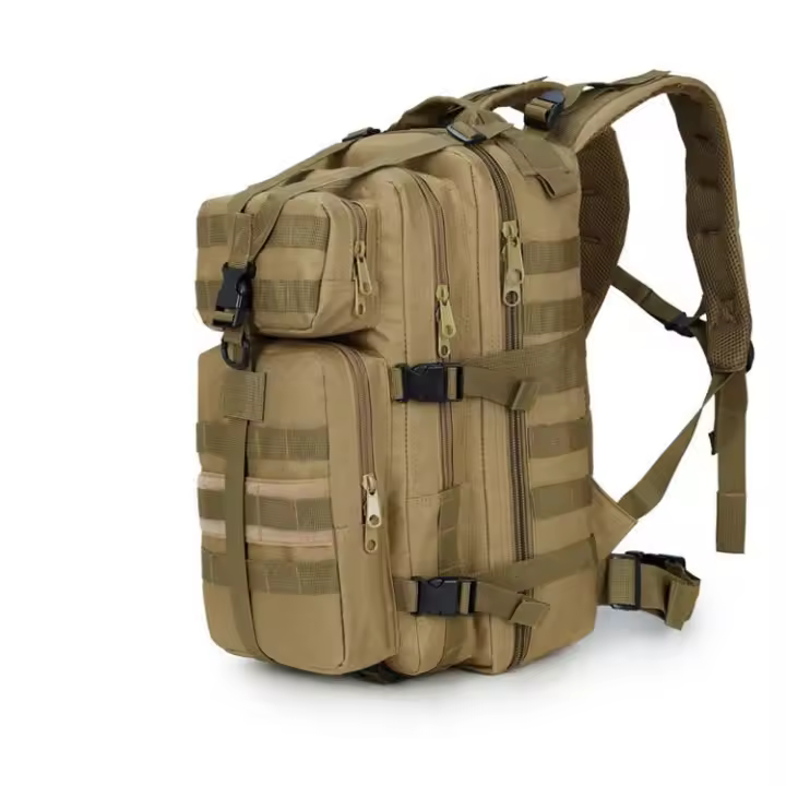 Mochila táctica de ataque 3P mediana, para aficionados militares, para exteriores, para montañismo, con camuflaje, 35 l - 1