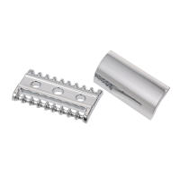 Cabeza De Afeitar De Seguridad Para Hombre Razor Head Herramienta De Barba Doble Cuchilla Acero Inoxidable Comb Abierto Para Barbero Uso Doméstico - details 12