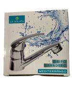 Grifo lavadero, grifo de lavabo , monomando, agua fría , grifo fijo de un solo orificio, grifo monomando cromado ideal jardin,patio,lavadero - details 1