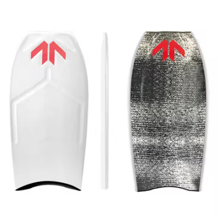 Bodyboard Deck Found Boards Crooked PP White Static 40,5 - 1