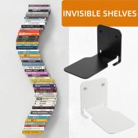 Estante Flotante Invisible Soporte De Pared Metal Multifuncional Organizador De Libros Para Hogar Nursery Sala De Estar Entrada - details 1