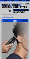 Cortadora De Pelo Profesional Kemei KM-1858 Con Cuchilla DLC Recargable Máquina De Corte Para Barbero Trimmer De Cabello Para Hombres Con Multiple Longitud De Corte Y Indicación De Carga - details 4