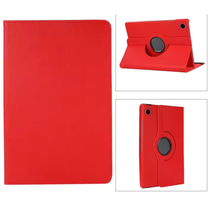 Funda con 360 Soporte Giratorio Función para Lenovo M10 Plus 3RD 10.6",Carcasa Cuero PU, Giratoria 360 Grados, Función de Soporte,   Book Cover，Funda polipiel. - 1