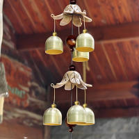 Campana De Metal Doble Colgante Para Decoración De Pared Hogar Patio Cuerda De Alambre De Acero Inoxidable Estilo Moderno Regalo Para Amigo - details 6