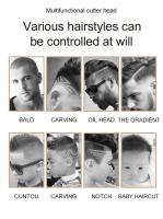 Cortadora De Pelo Eléctrica Vintage T9 Recargable Para Hombres Trimmer Profesional De Peluquero Barbería Con Carga Rápida 40 Minutos De Uso - details 3