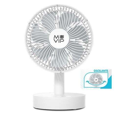 Muvip ventilador portatil oscilante 8 bateria — oferta en Miravia