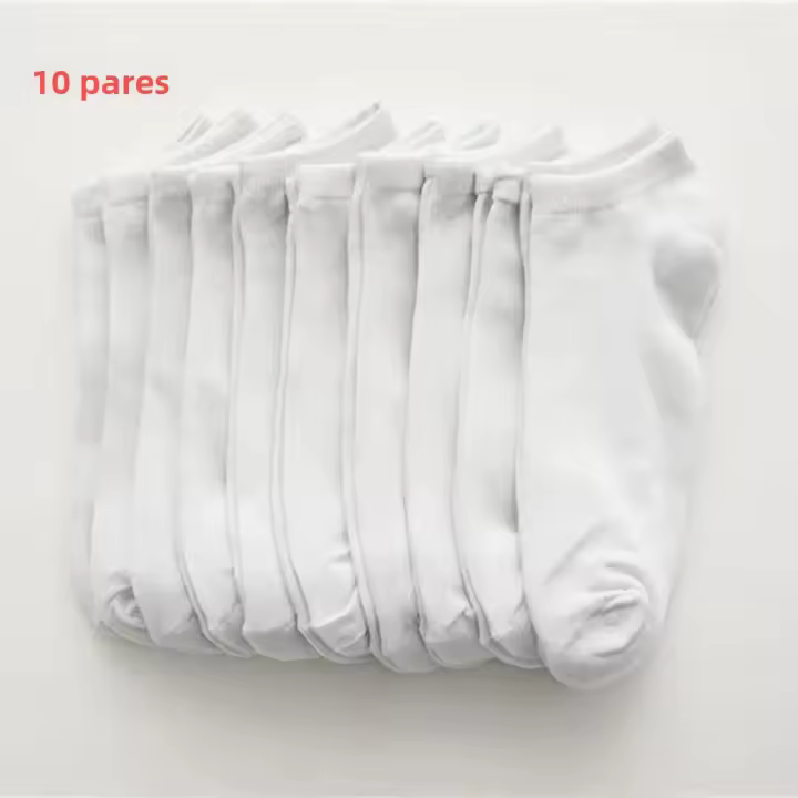 Calcetines De Verano Para Hombres Negros Blancos Grises Delgados Bajo La Piel Absorbentes De Sudor Y Alientos De Algodón - 1