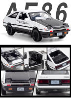 Coche De Juguete a Escala 1/32 AE86 Initial D Con Sonido Y Luz Función De Retroceso Colección De Vehículos Simulados De Aleación Para Niños - details 7
