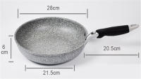 Sartén Wok No Adherente 28/26/24/20cm Para Inducción Y Fogón De Gas Herramienta De Cocina Para Hornear Panques Y Huevo Set De Cocina Eco-amigable - details 8