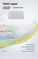 Zapatillas De Baloncesto Para Hombres Transpirables Antideslizantes Absorbentes De Impacto Ligeros Con Suela Suave Y Luz Deportivas Para Estudiantes - details 5