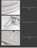 Nueva Bolsa Organizadora De Viaje Para Cables Y Cordones Estuche Portátil Impermeable Con Doble Capa De Almacenamiento - details 5