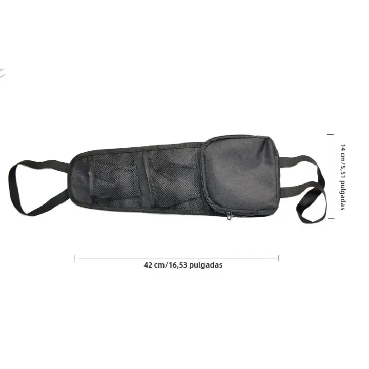 Bolsa De Almacenamiento Lateral Para Coche Impermeable Y Resistente Al Calor En Tela De Oxford Con Manija Organizador De Asiento Trasero Para Vehículo - 1