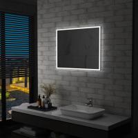 vidaXL Espejo de Pared de Baño con LED Accesorio de Maquillaje Tocador Dimensiones 60 x 50 cm, 80 x 60 cm, 100 x 60 cm - details 1