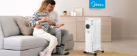 MIDEA Radiador Eléctrico de Aceite 1500W – Calefacción Eléctrica Bajo Consumo de 7 Elementos – 3 Niveles de Potencia, Termostato Ajustable – Calentador con Protección de Sobrecalentamiento - details 8