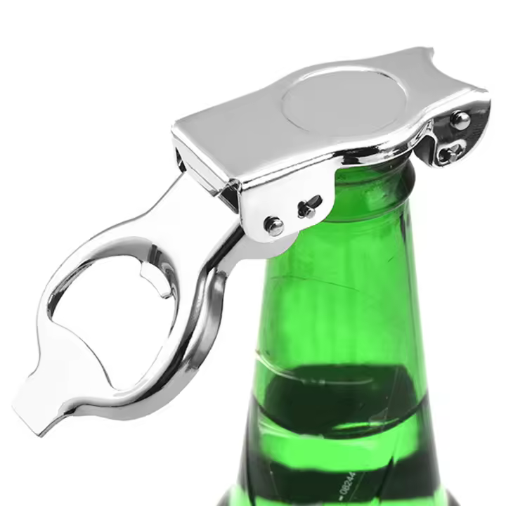 Abrebotellas Multifuncional De Acero Inoxidable Con Tapa Sellada Herramienta De Apertura De Cerveza Para Cocina Y Barra Accesorio De Hogar - 1