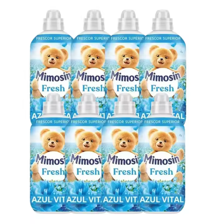 PACK de 8 - Mimosín suavizante concentrado extra fragancia Azul Vital fresh 8 botellas de 56 dosis - 1