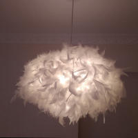 Lámpara Colgante De Pluma LED Moderna Para Sala De Estar Dormitorio Restaurante Iluminación Interior Pendente Colgante - details 9
