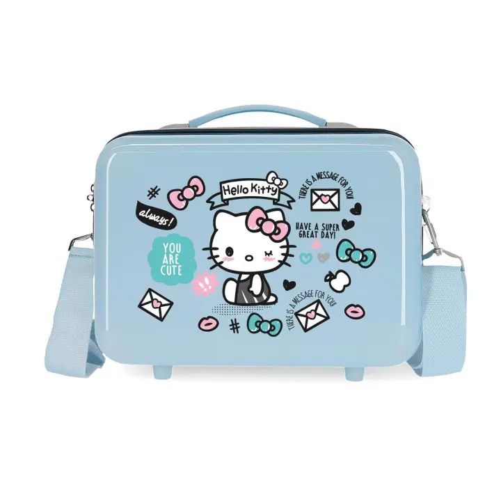 Hello Kitty Neceser De Viaje ABS You Are Cute Azul - 1